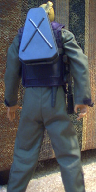 A picture of the back of the figure.